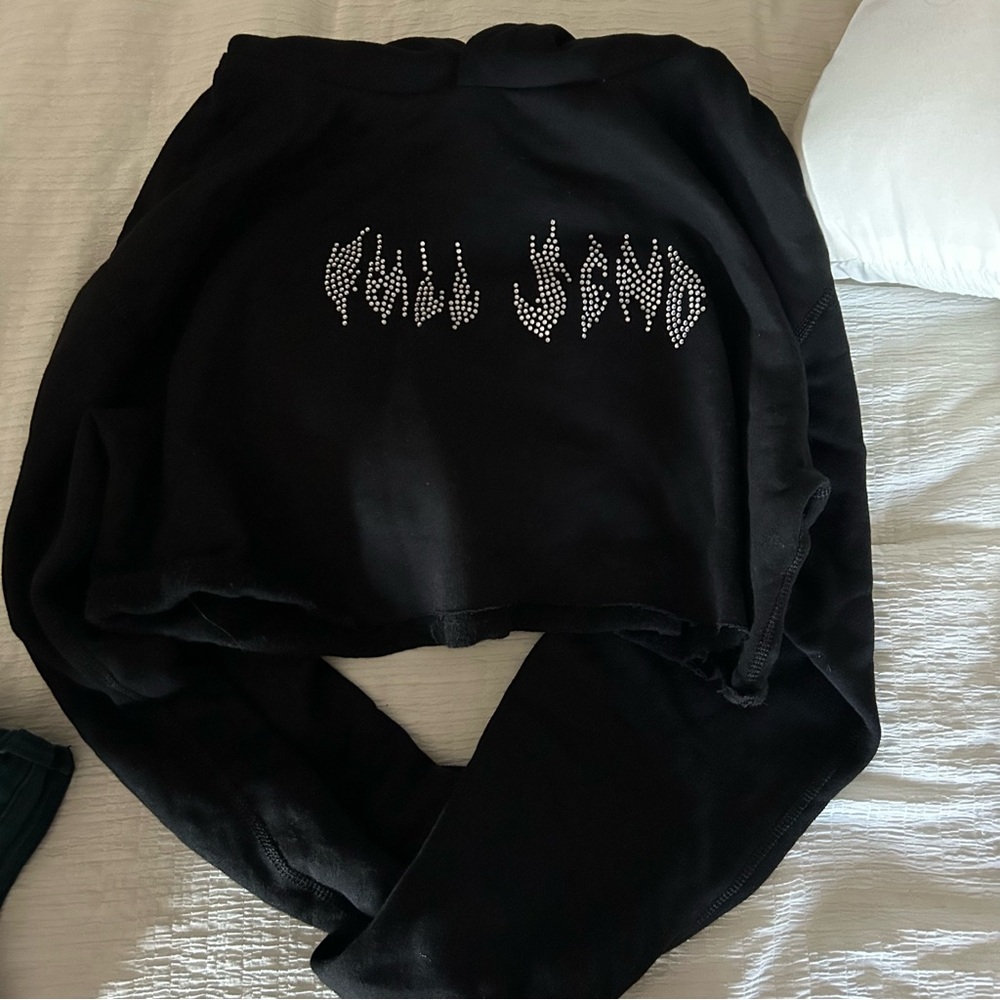 Full Send by Nelk Boys cropped hoodie